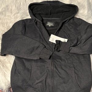 Weatherproof Charcoal Zip-Up Hoodie
